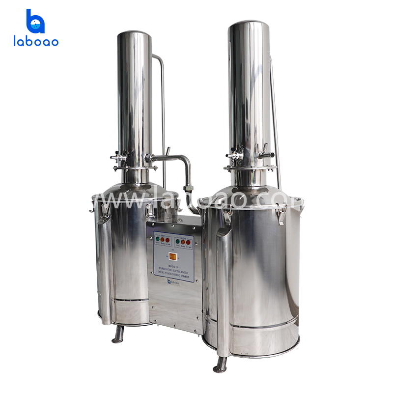Destilación de agua de calefacción eléctrica de doble destilación
