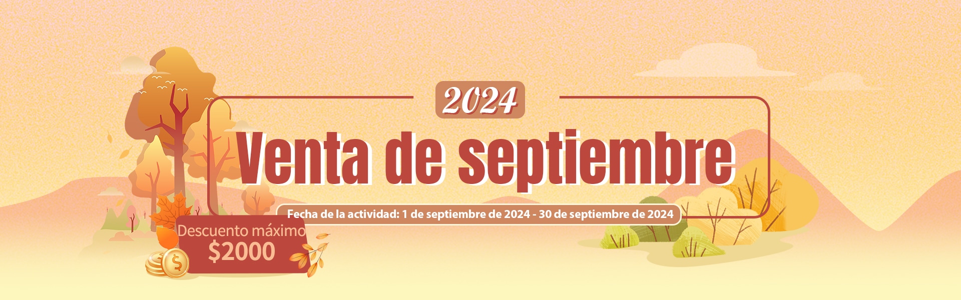 Venta de septiembre de 2024