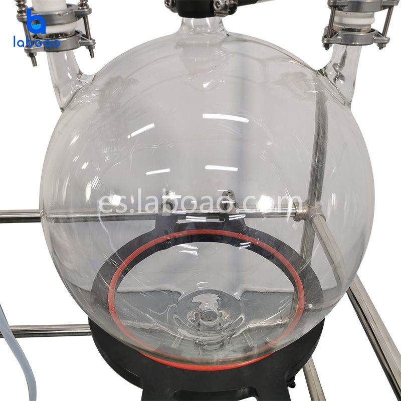 Reactor de vidrio revestido con filtro de cristalización 100L
