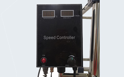 Reactor de vidrio con camisa de 100L detalle - Controlador de velocidad, puede ajustar la velocidad y mostrar la temperatura.
