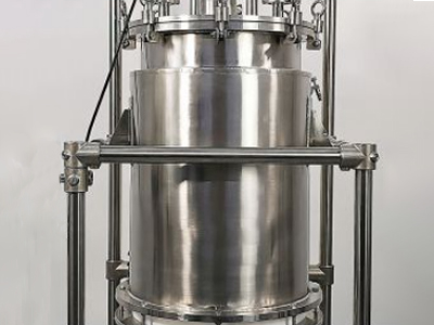 Reactor de fase sólida de acero inoxidable 10L 50L detalle - Cuerpo de hervidor de acero inoxidable 316, resistencia a altas temperaturas, resistencia a ácidos y álcalis.