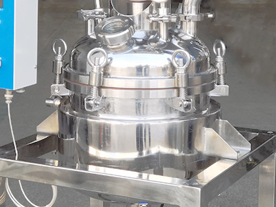Reactor químico de acero inoxidable con camisa de 10 litros detalle - Cuerpo de hervidor de acero inoxidable, anticorrosión, resistencia a altas temperaturas, resistencia a alta presión.