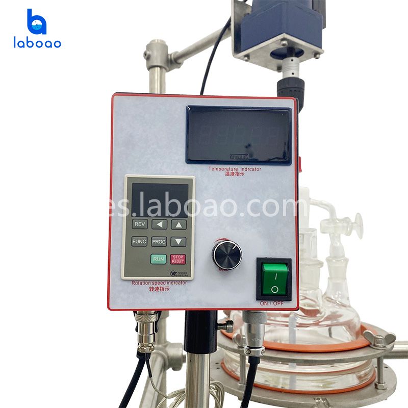 Reactor de filtro de cristalización de vidrio revestido de 1L-5L