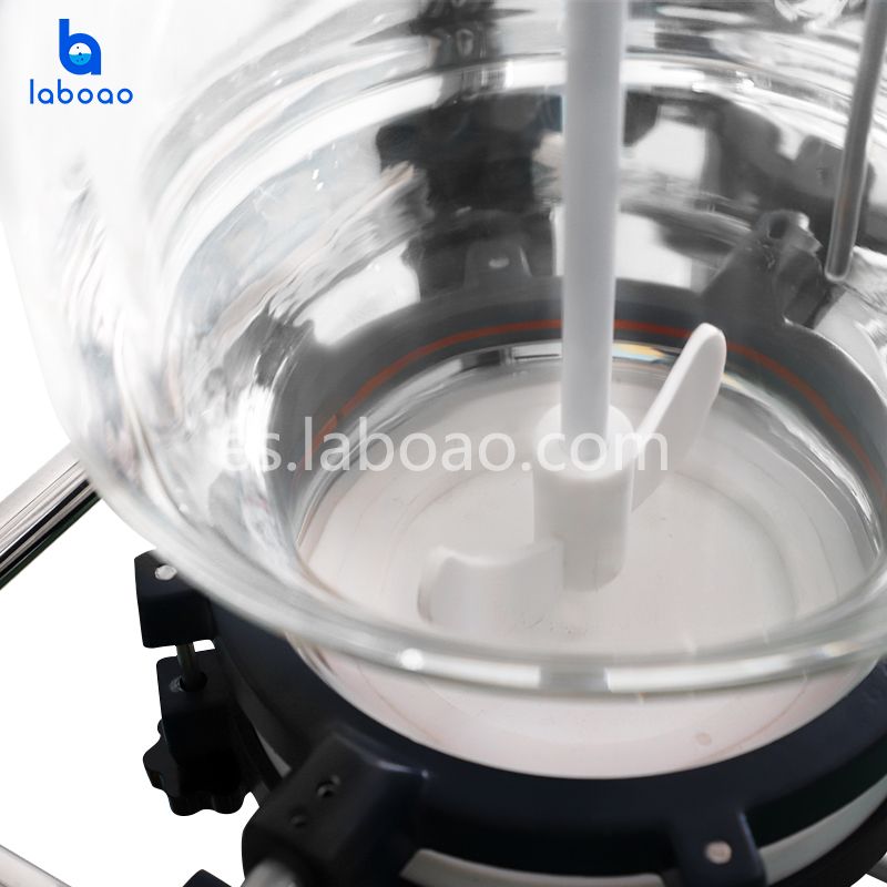 Reator de filtração de vidro revestido de 20L 30L para cristalização de óleo CBD