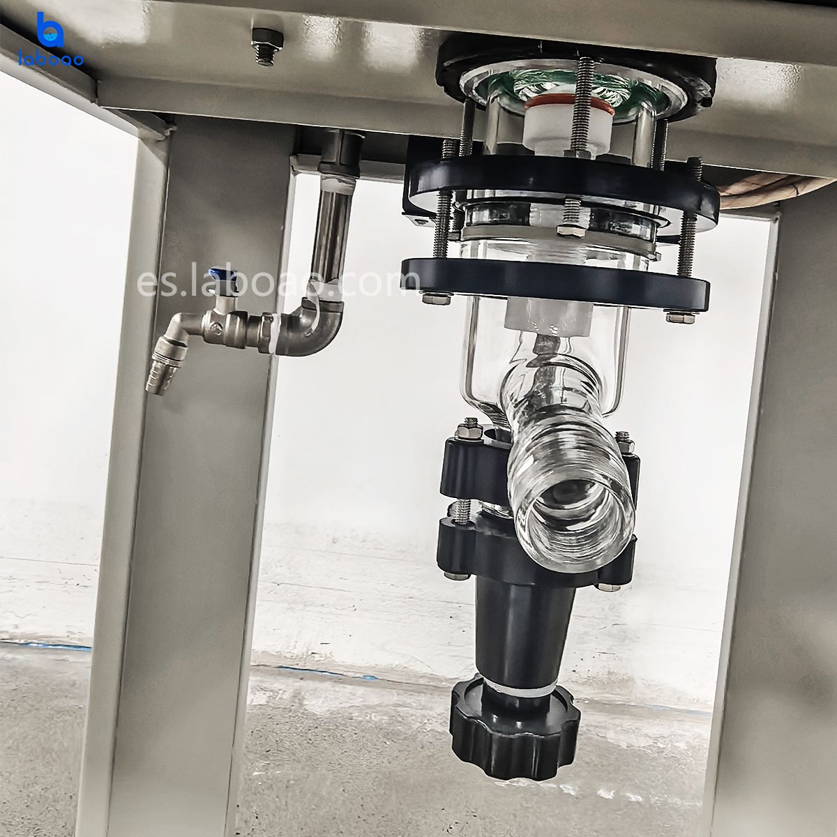 Reactor de vidrio de una sola capa de 20L