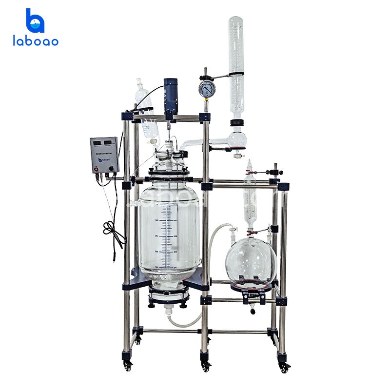 Reactor de filtro de cristalización de laboratorio de 50L 80L para aislado de CBD