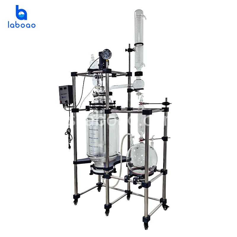 Reactor de filtro de cristalización de laboratorio de 50L 80L para aislado de CBD