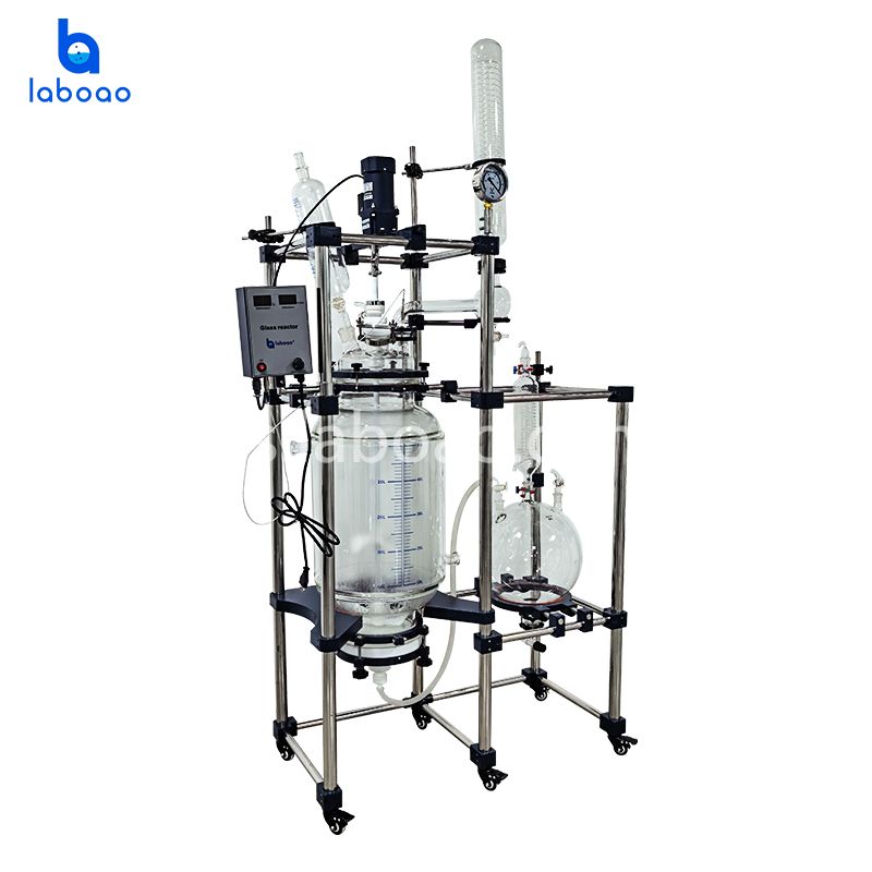 Reactor de filtro de cristalización de laboratorio de 50L 80L para aislado de CBD