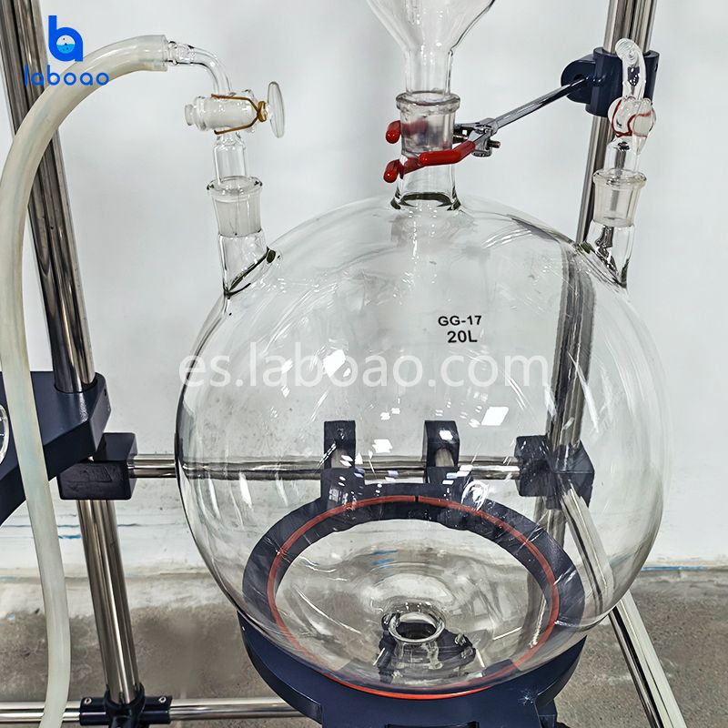 Reactor de filtro de cristalización de laboratorio de 50L 80L para aislado de CBD