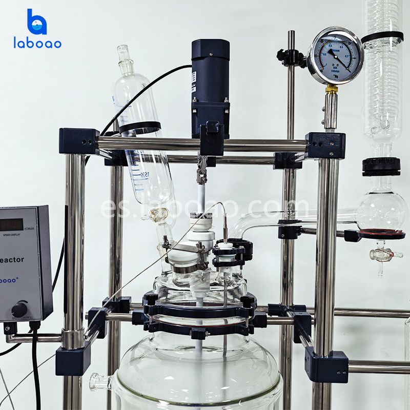 Reactor de filtro de cristalización de laboratorio de 50L 80L para aislado de CBD