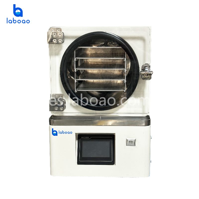 Mini liofilizador de sobremesa con bomba de vacío incorporada