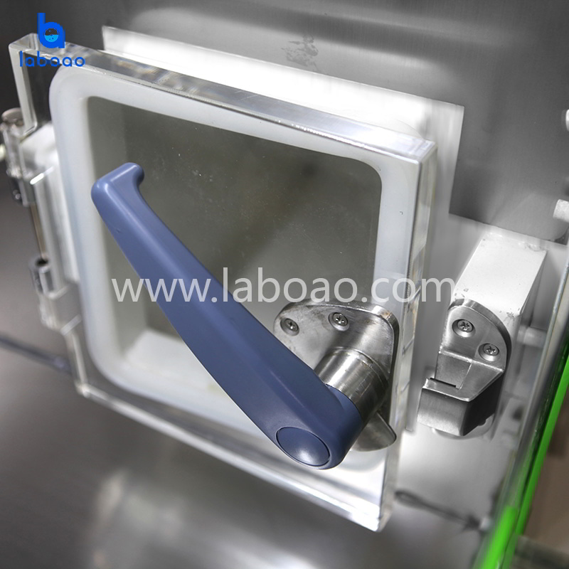 Incubadora anaeróbica de laboratorio de doble puerta con pantalla LCD