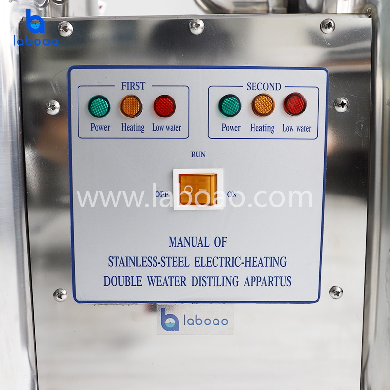 Destilación de agua de calefacción eléctrica de doble destilación