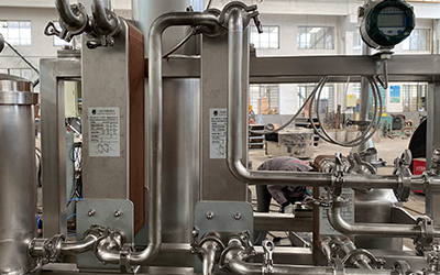 Evaporador de película descendente a escala de laboratorio para la recuperación de etanol detalle - Intercambiador de calor de alta eficiencia de condensación, mejora la eficiencia de transferencia de calor.