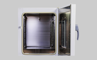 Caja de esterilización de aire caliente serie LGX detalle - puerta de seguridad aislada