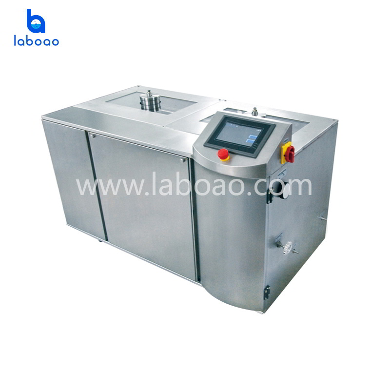 Trituradora de celda de flujo continuo de ultra alta presión de baja temperatura 100L