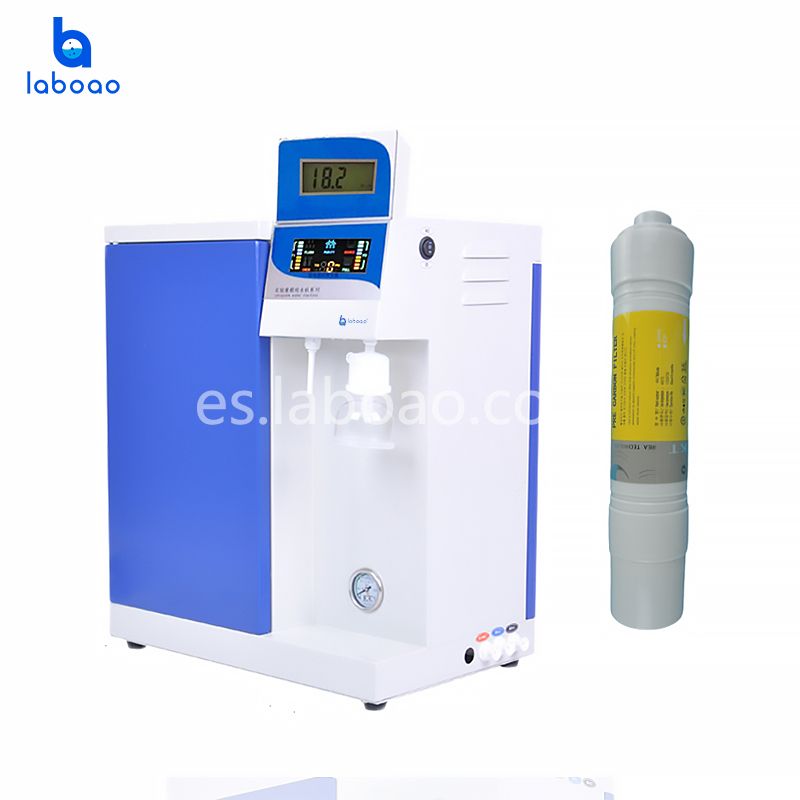 Dispositivo de agua estándar de laboratorio nacional Sistema de filtro de agua ultra pura