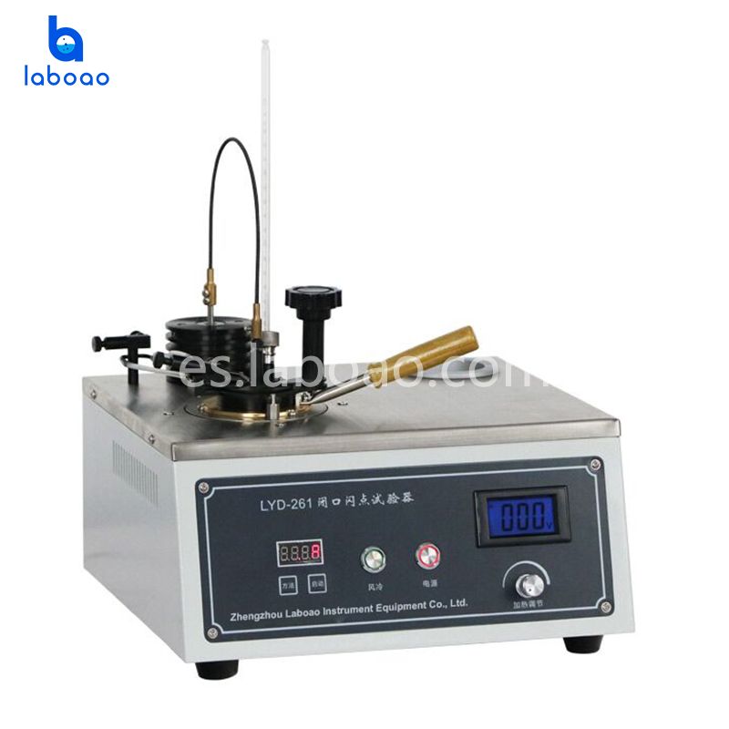Probador de punto de inflamación de copa cerrada Pensky-Martens para petróleo