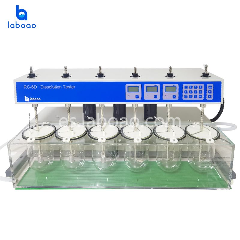 Probador de disolución RC-6D con elevación automática de cabezales