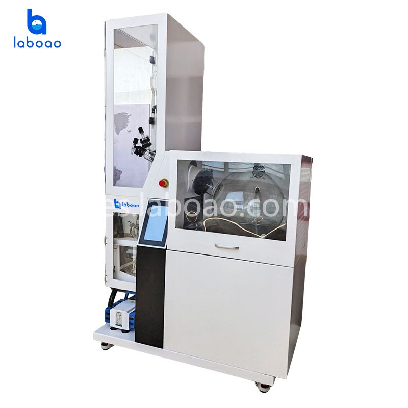 Evaporador rotatorio con dispositivo de protección y drenaje automático de llenado