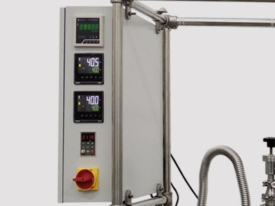 Destilación molecular del evaporador de película limpia de trayectoria corta de la serie B detalle - Caja de control de alta calidad, la caja de control controla la velocidad y la temperatura, lo que es conveniente para la operación.