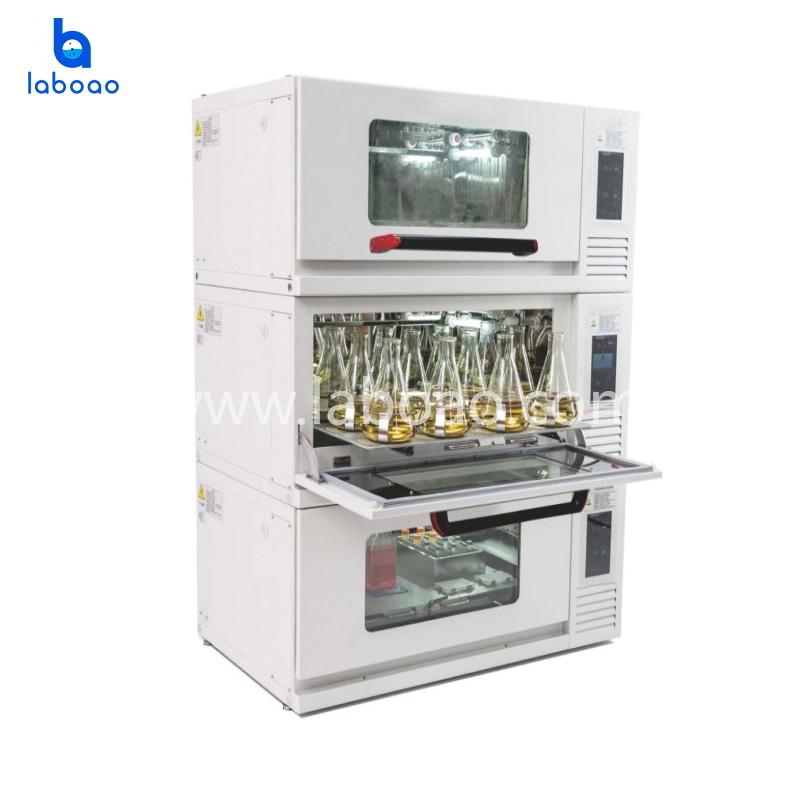 Agitador termostático apilable con función de incubadora de CO2