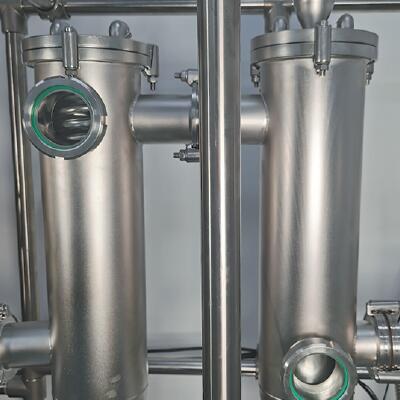 Planta de destilación molecular de acero inoxidable para destilación de aceites esenciales detalle - Condensador + sistema de trampa fría, diseño de ventanas, programa de proceso de material fácil de observar, el gas se condensa más a fondo