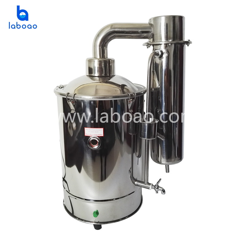 Máquina de destilación de agua de acero inoxidable 20L