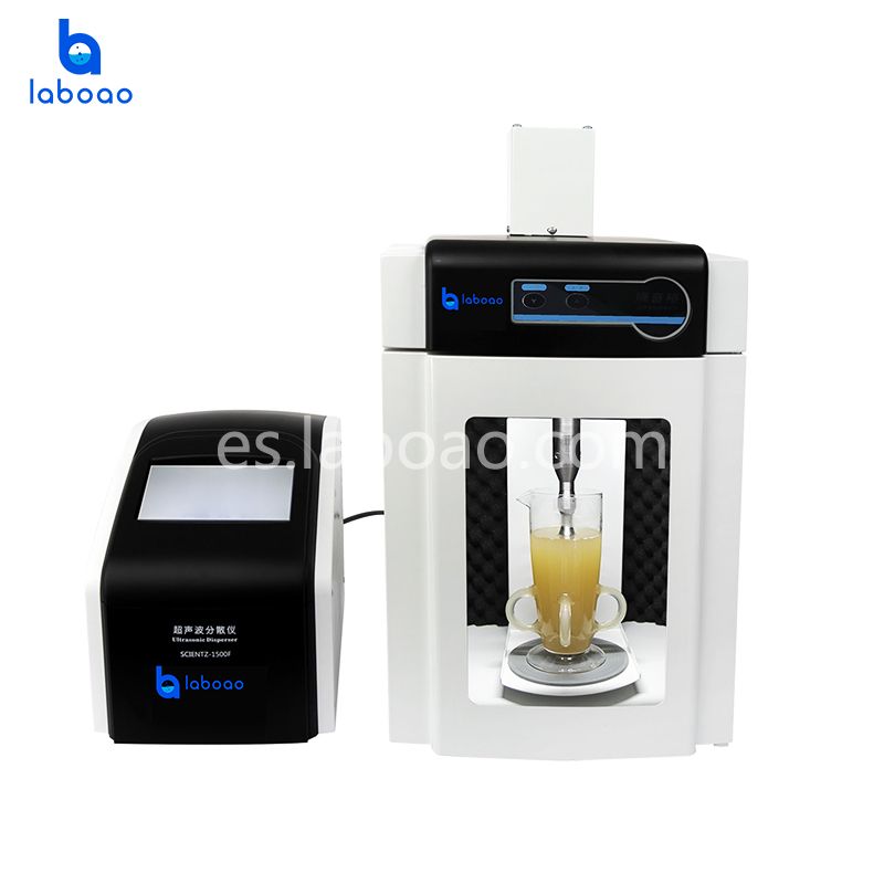 Máquina de dispersión emulsionante de material ultrasónico para laboratorio