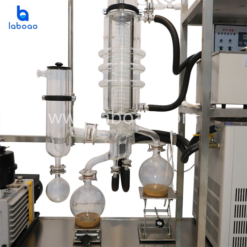 Equipo de destilación molecular de película limpiada para aceite de CBD